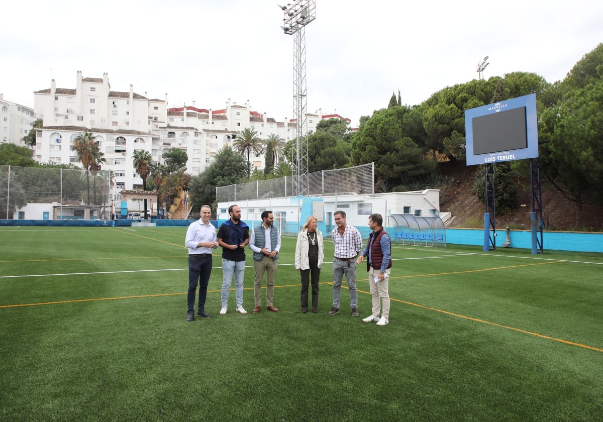 Finalizan las obras del campo de fútbol Luis Teruel tras una reforma integral