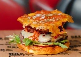 La imperdible pizza burger de La Cala de Mijas