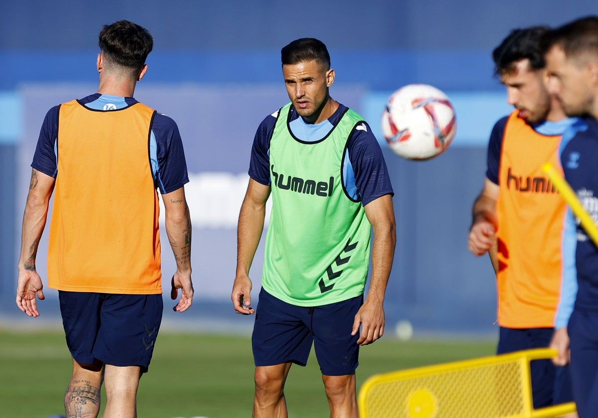 Luismi, durante el trabajo de esta semana.