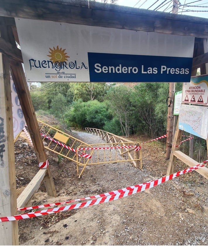 Imagen secundaria 2 - Trabajos que se están realizando en el entorno del Parque de las Presas.