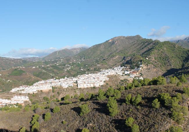 Vistas del casco antiguo de Frigiliana