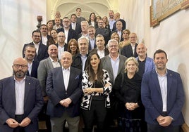 Recepción a representantes de las agencias de viajes en el Ayuntamiento de Antequera