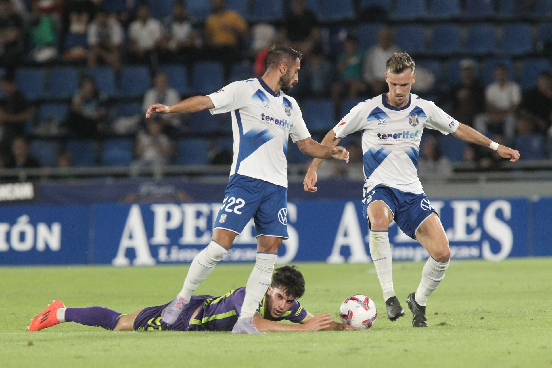 El Tenerife-Málaga, en imágenes
