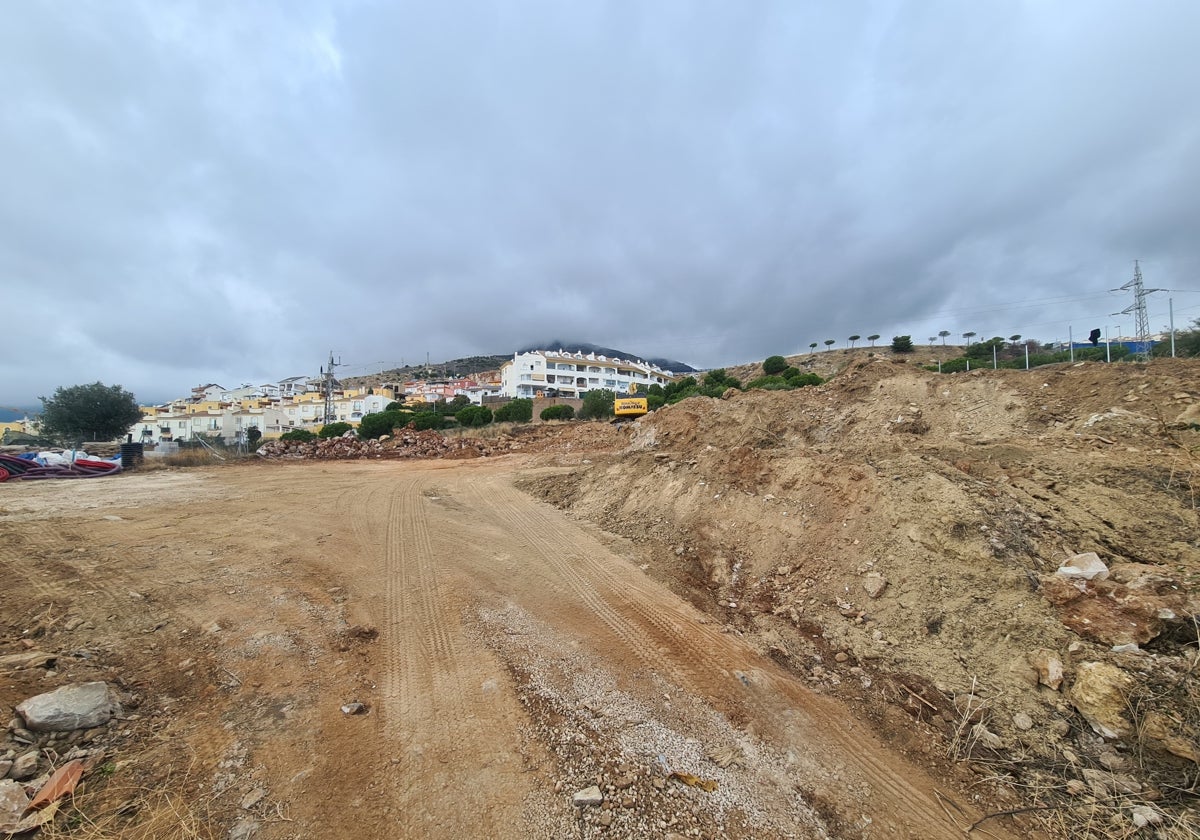 Vista de los terrenos donde se levantará el centro de día.