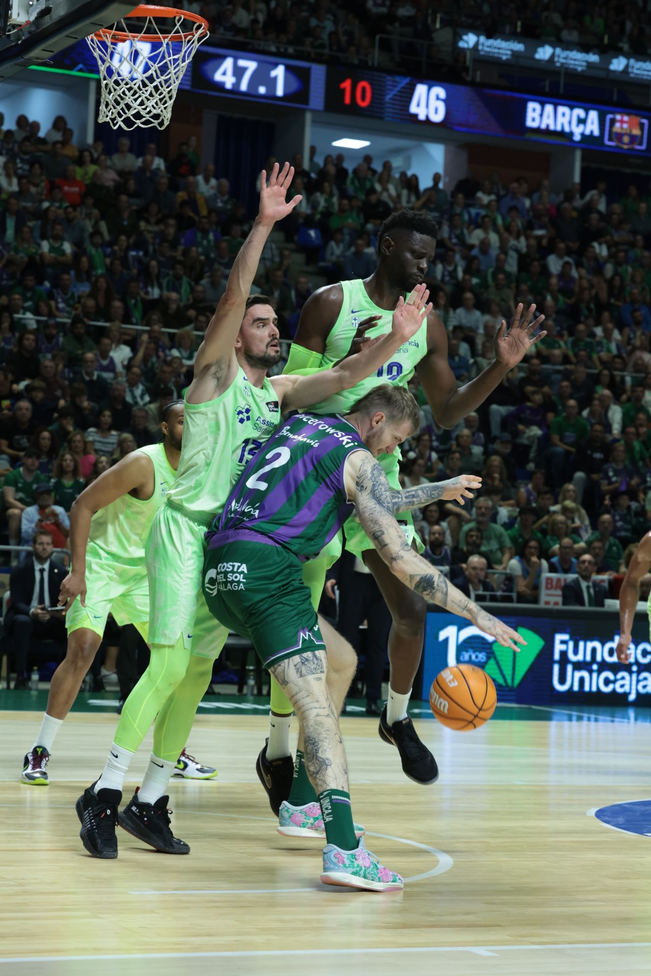 El Unicaja-Barça, en imágenes