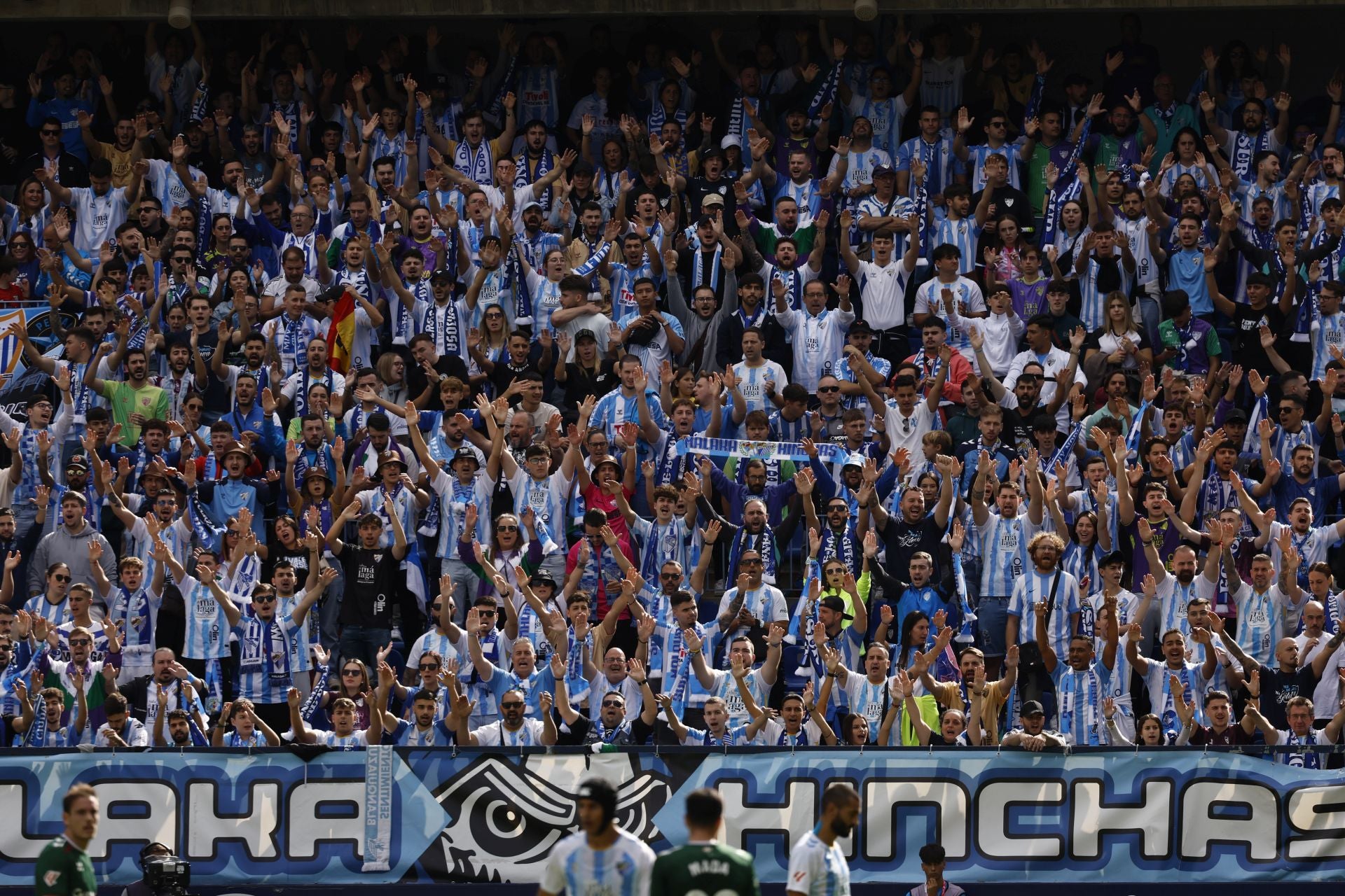 El Málaga-Eibar, en imágenes