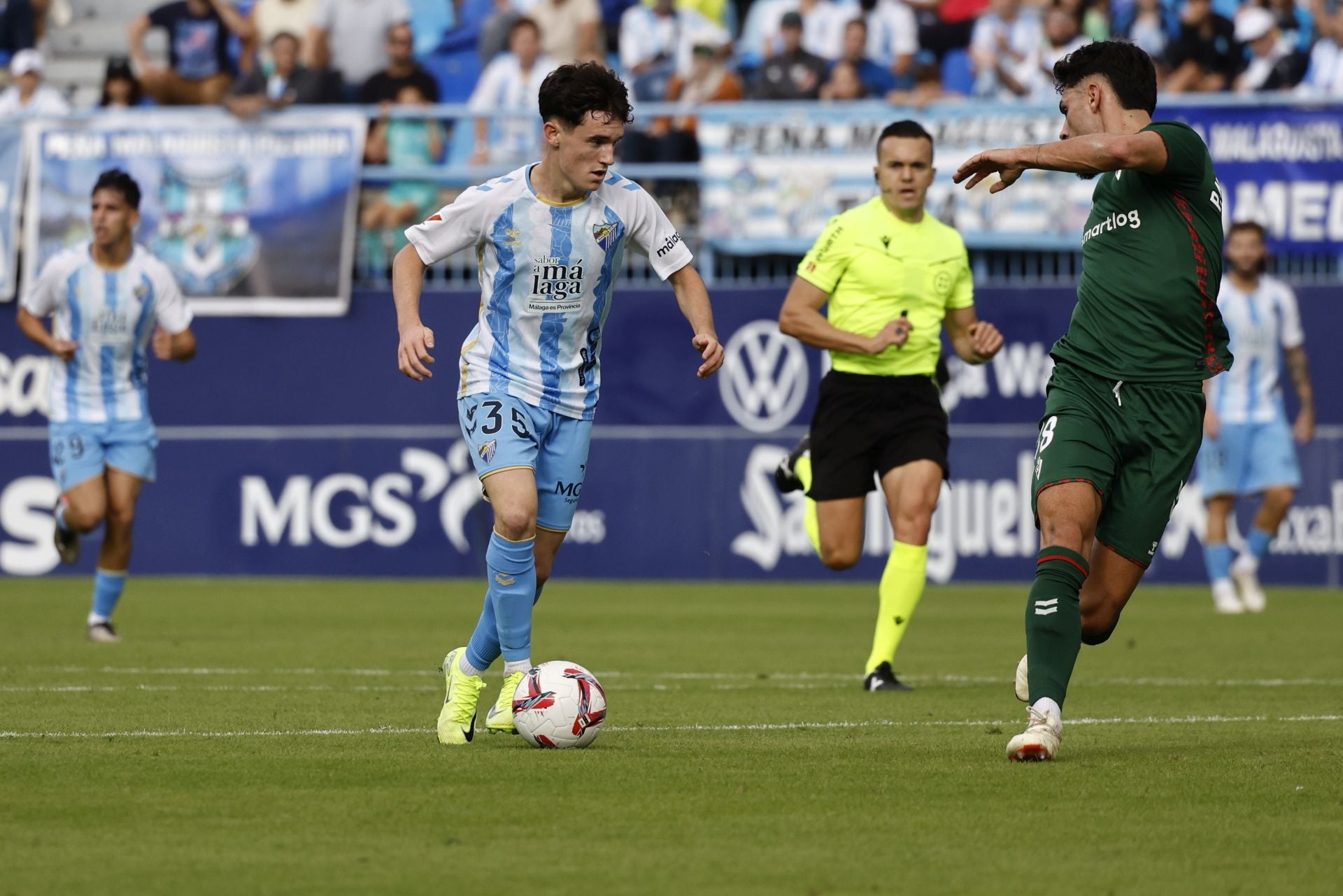 El Málaga-Eibar, en imágenes