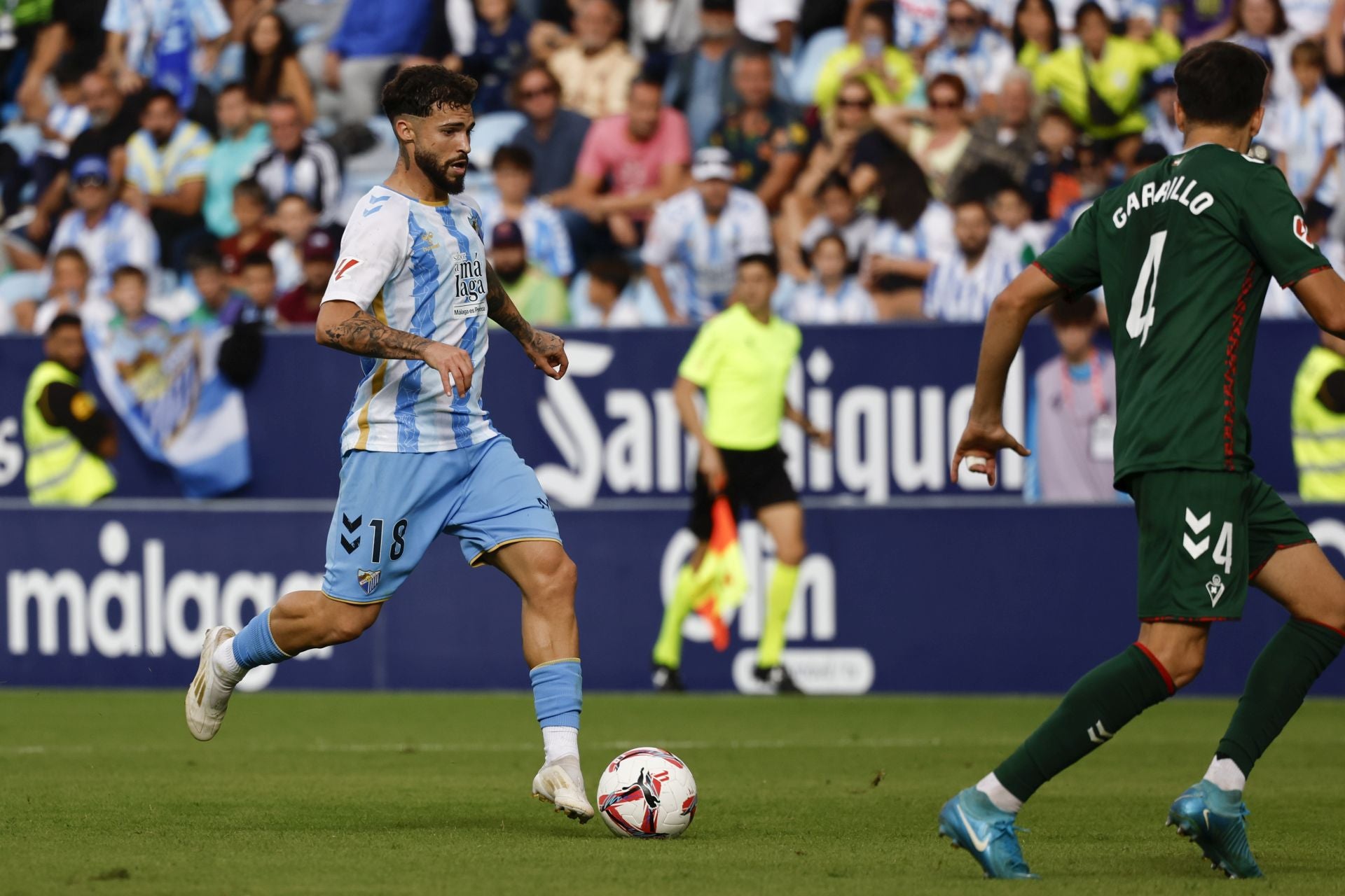 El Málaga-Eibar, en imágenes