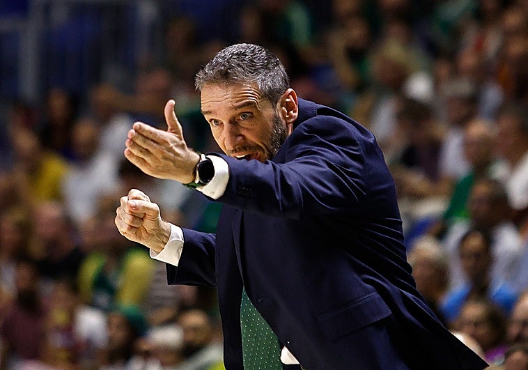 Ibon Navarro, esta semana en el Carpena.