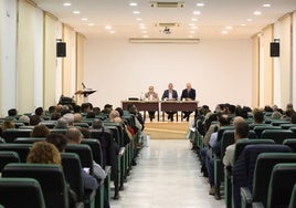 Un momento de la reunión de la junta electoral, este martes.