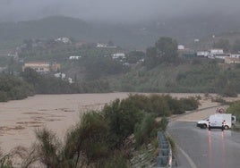 Las lluvias torrenciales sobre Málaga, en imágenes