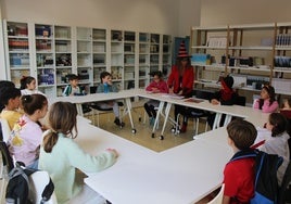 El taller de cómic que ha acogido la biblioteca municipal.