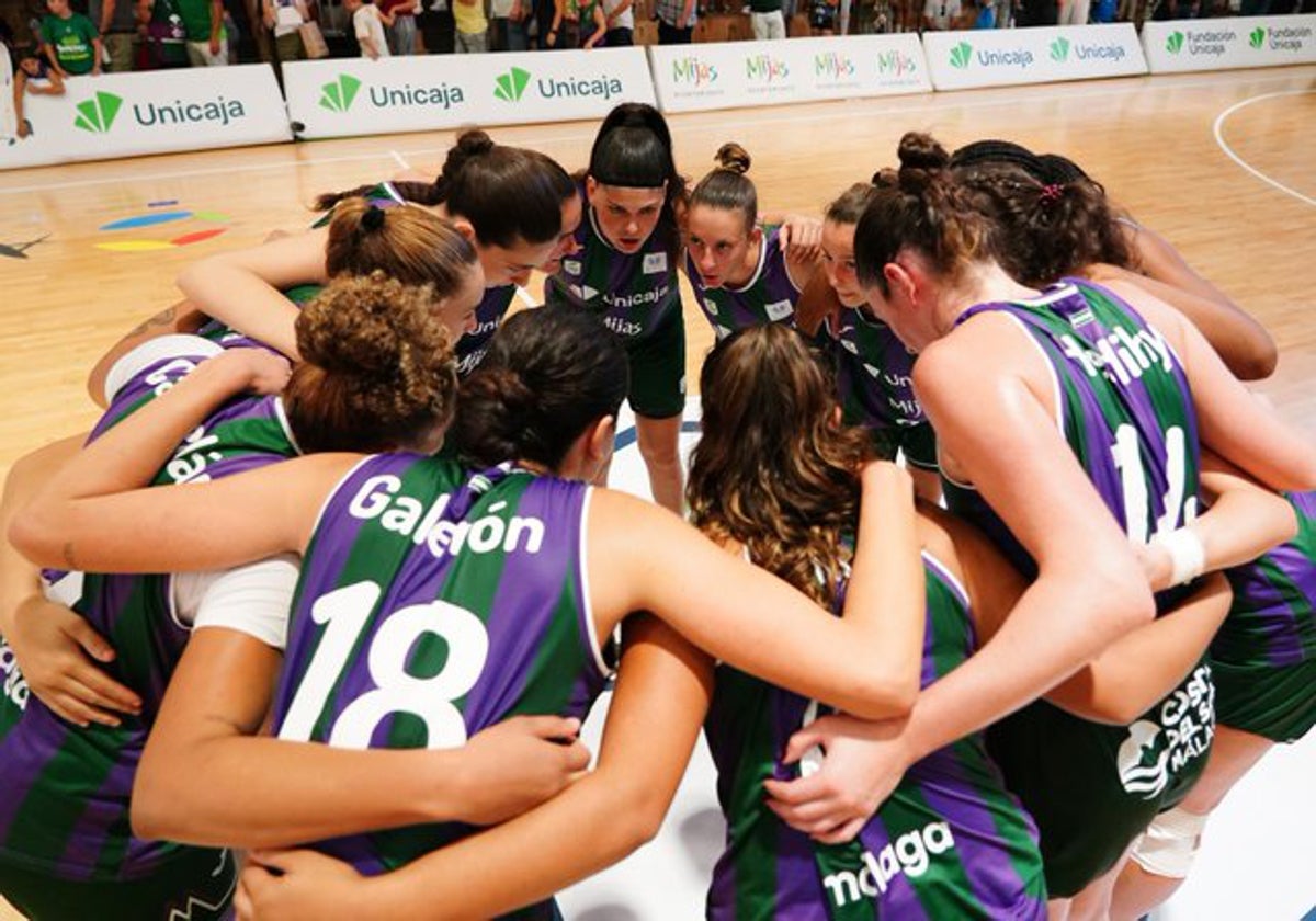 Las jugadoras del Unicaja Mijas.