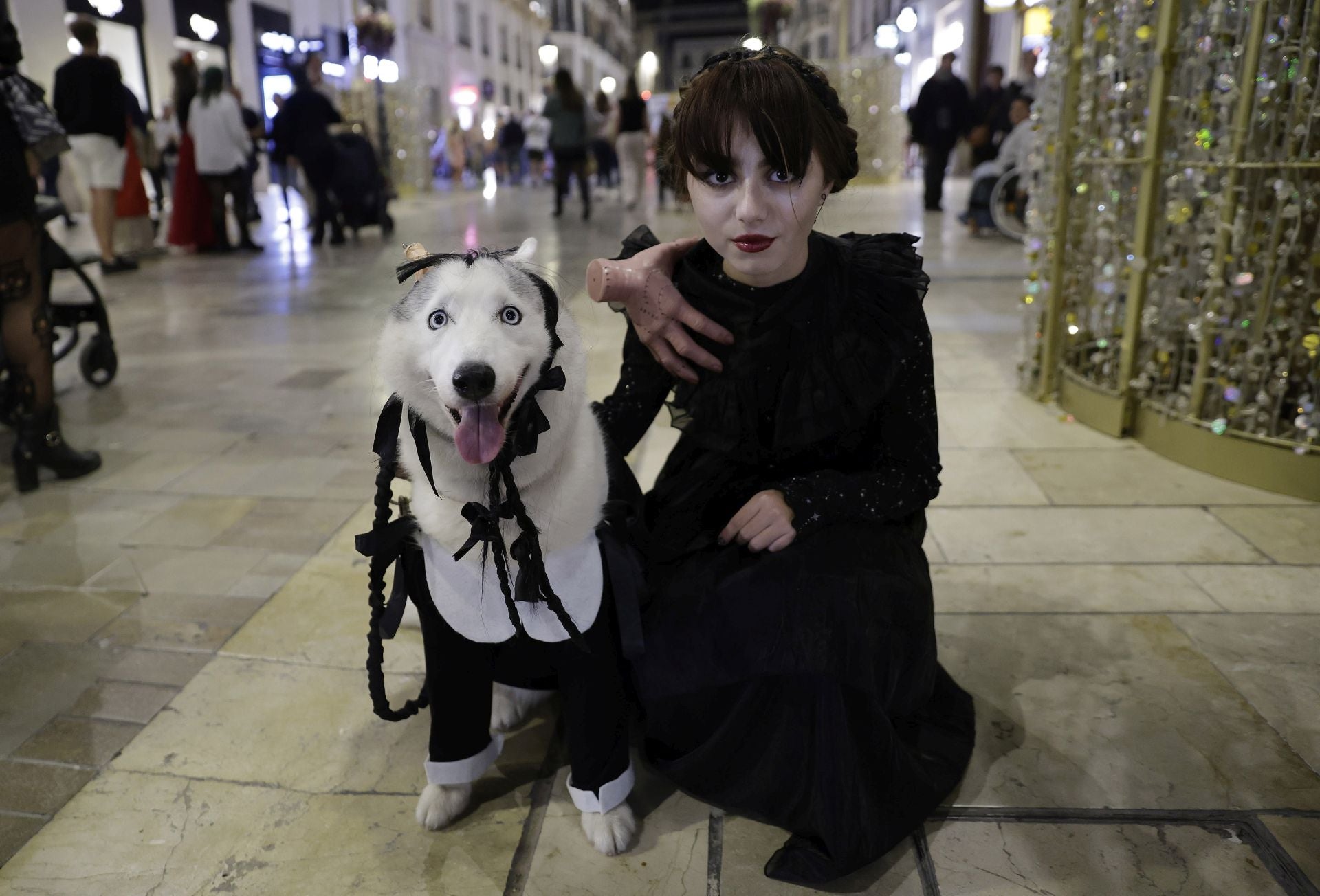 Noche de Halloween en el Centro de Málaga