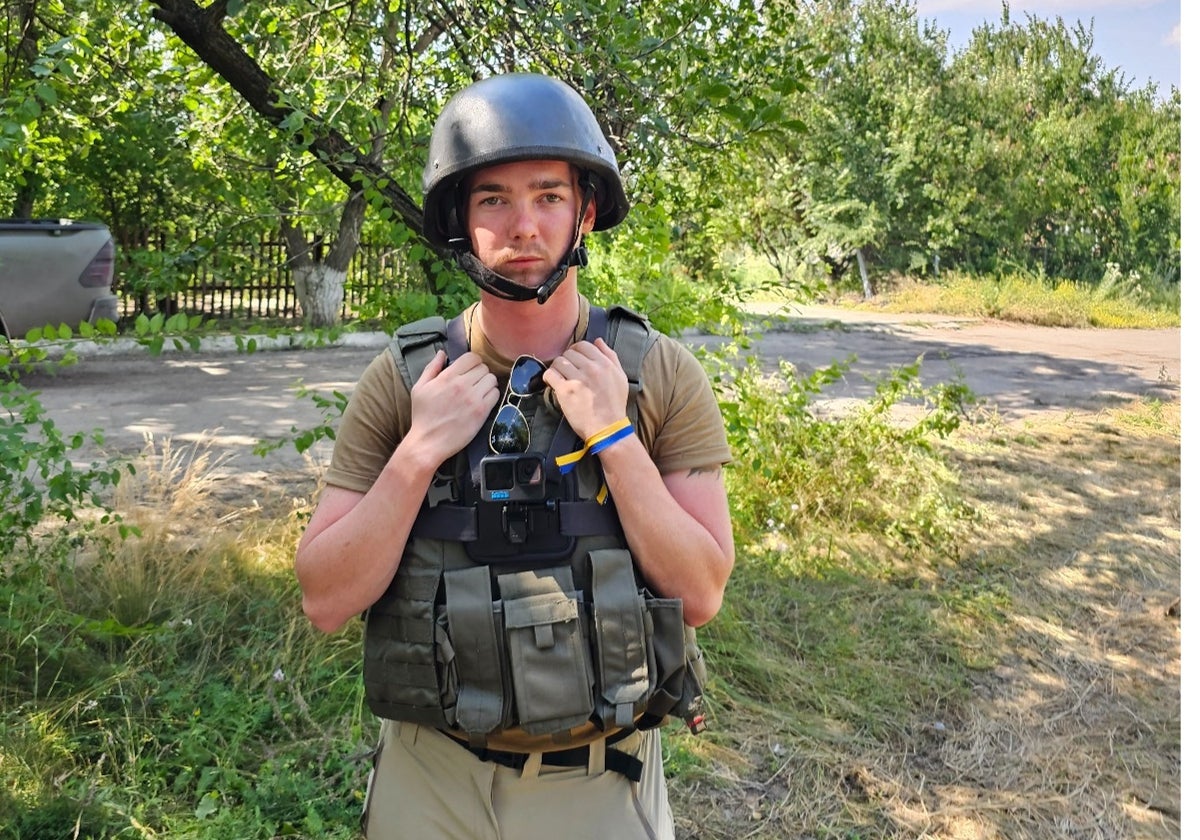 Jay J. C. Buckley en Zaporizhzhia.