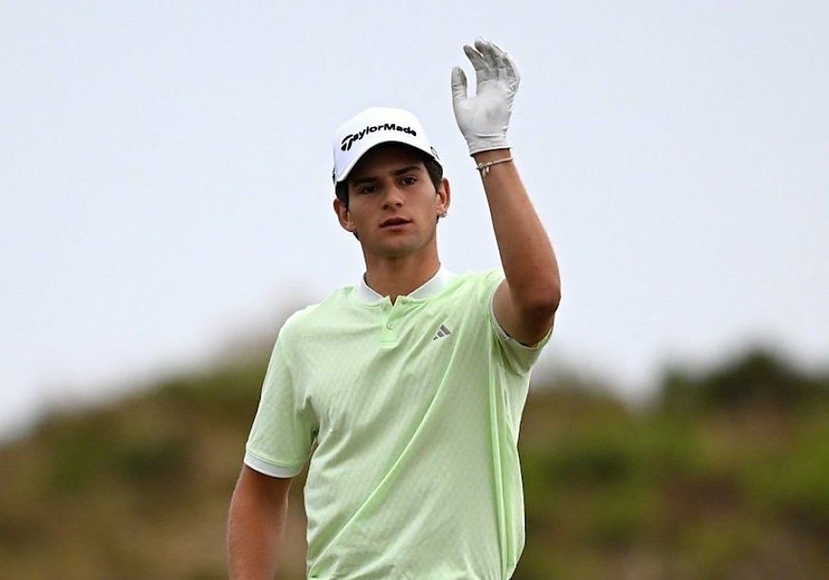 Ángel Ayora, durante un torneo.