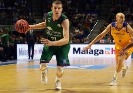 Waczynski, en un partido con el Unicaja.