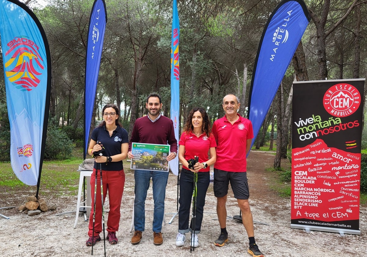 El Parque de Nagüeles acoge este sábado la III Marcha Nórdica Ciudad de Marbella