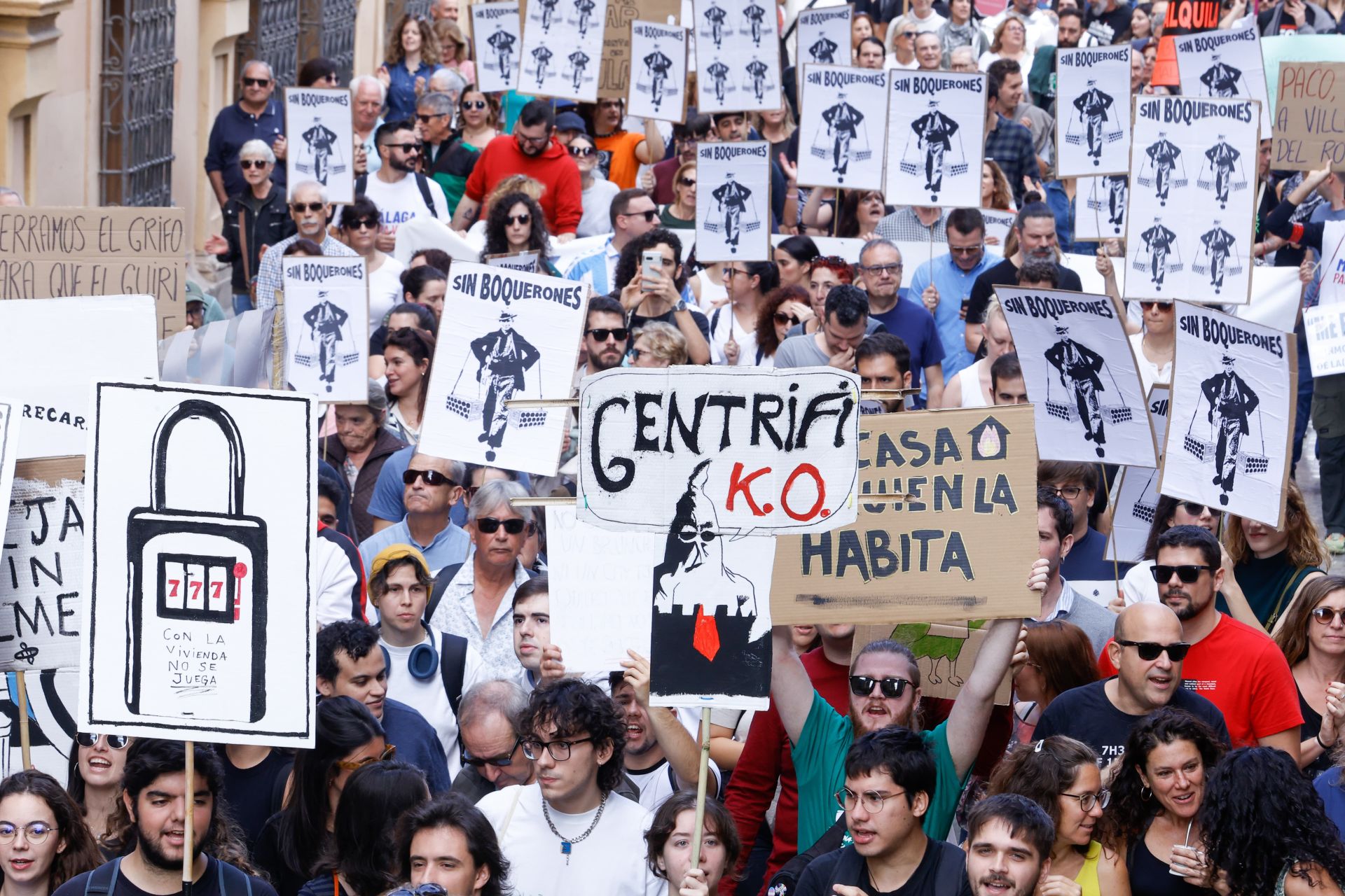 El 9N en Málaga, en imágenes