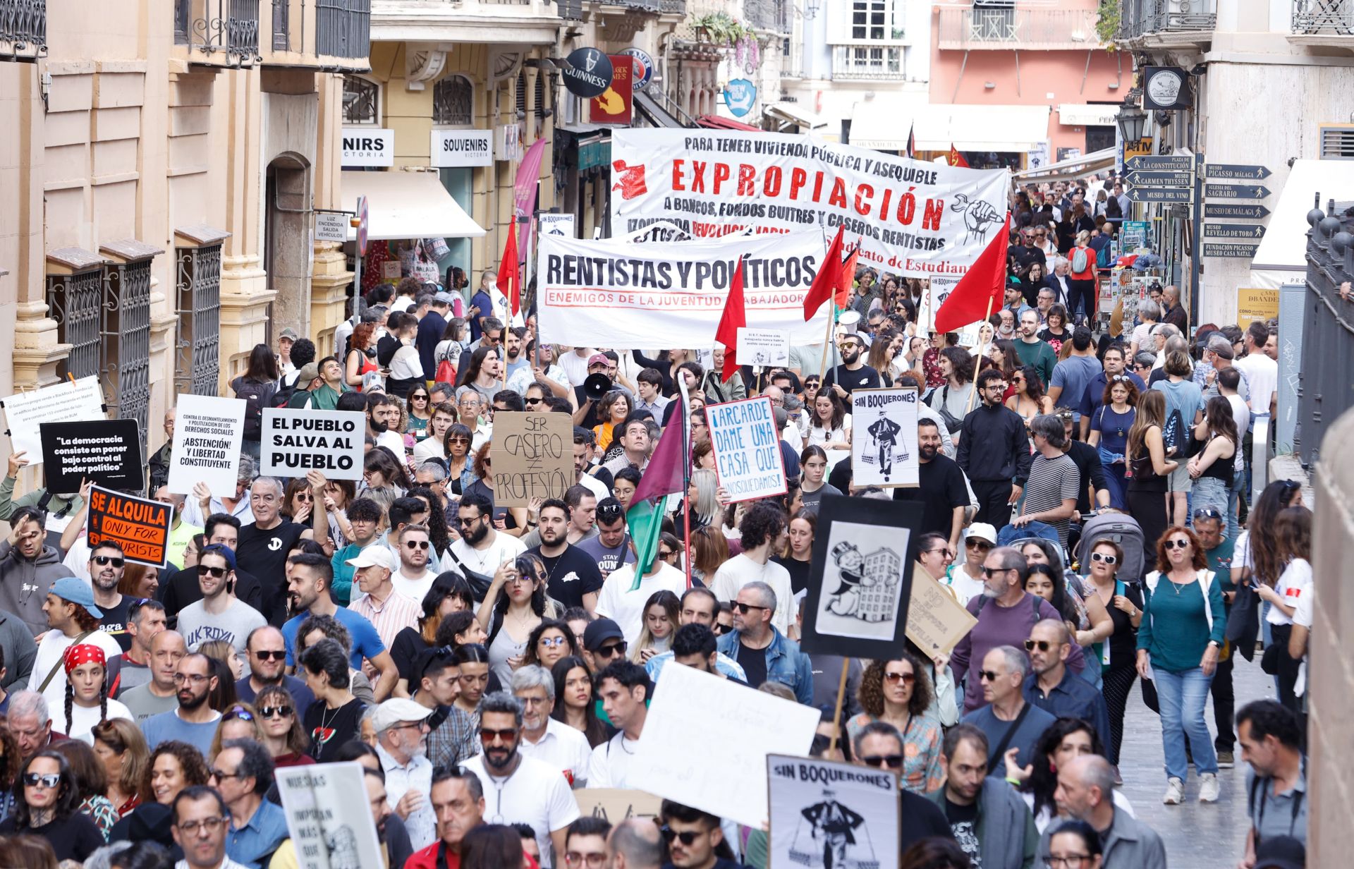 El 9N en Málaga, en imágenes