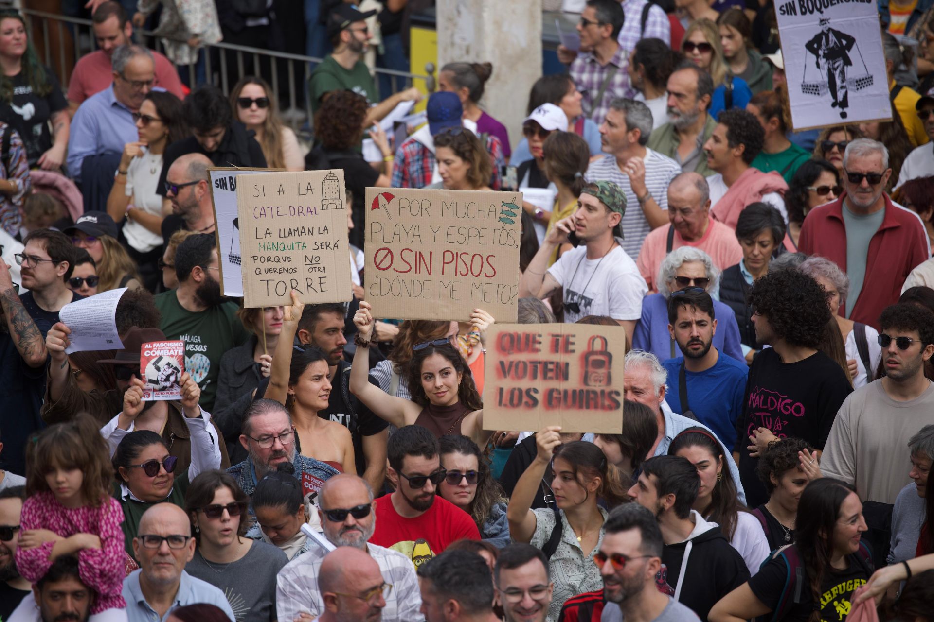 El 9N en Málaga, en imágenes