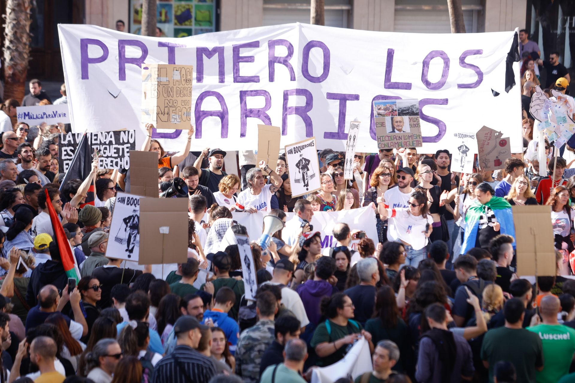 El 9N en Málaga, en imágenes