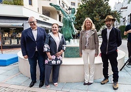 La Fuente del Caballo o la Bella del Mar, inaugurada