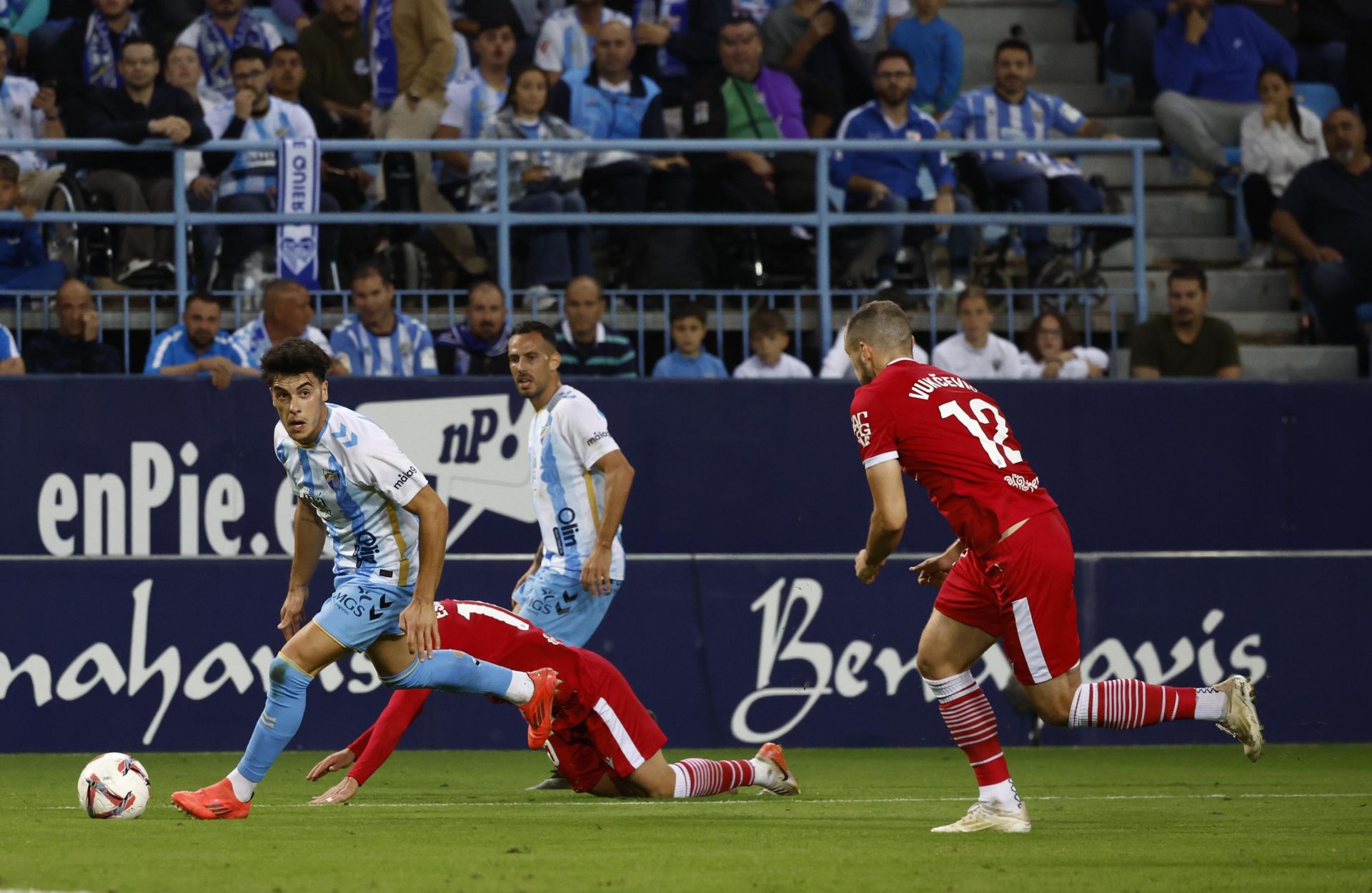 El Málaga - Cartagena, en imágenes