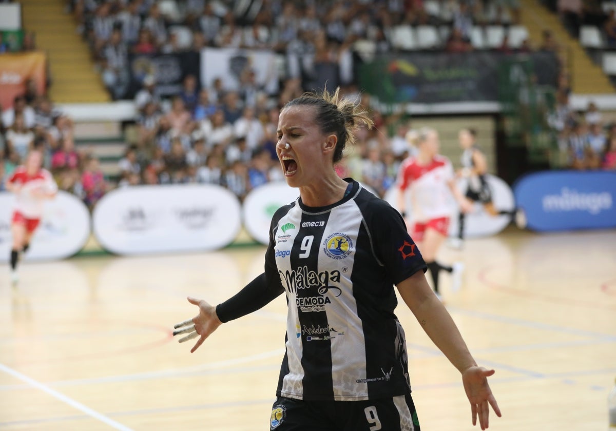 Silvia Arderius, en un partido con el Costa del Sol la pasada temporada.