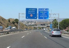Autopista de la Costa del Sol, en una imagen de archivo.