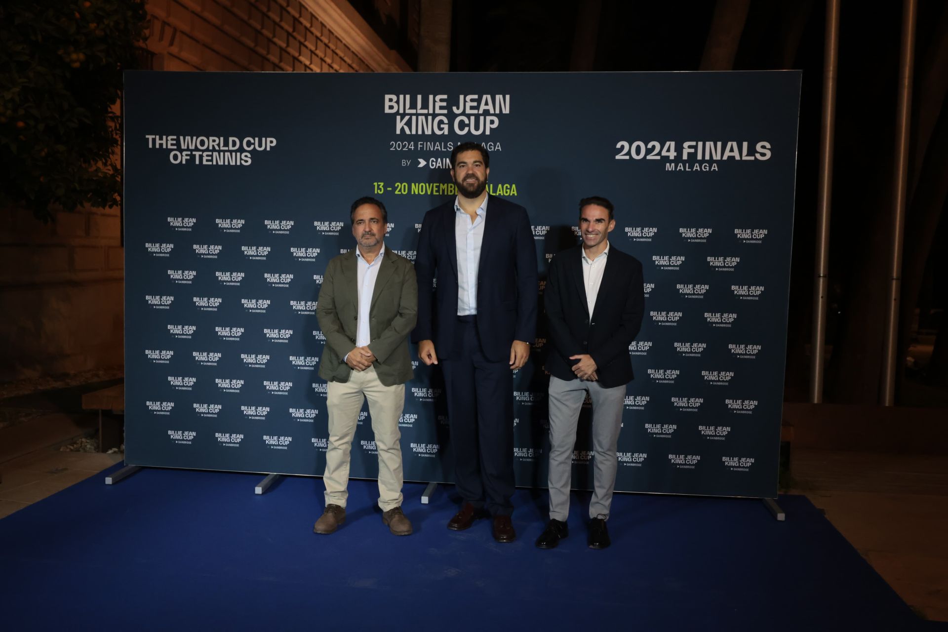 Los equipos de la Billie Jean King Cup de tenis se ponen de largo en el Museo de Málaga