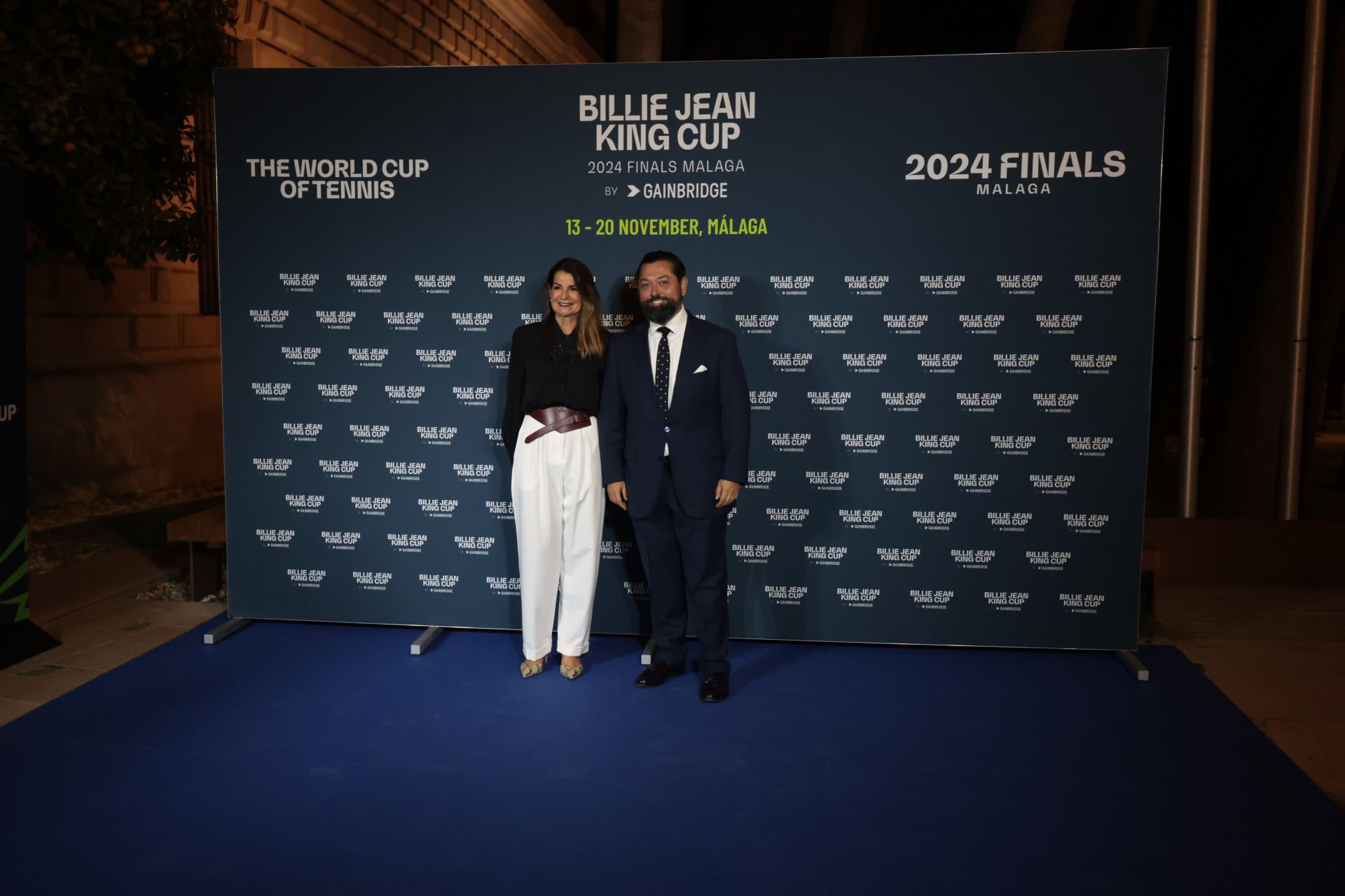 Los equipos de la Billie Jean King Cup de tenis se ponen de largo en el Museo de Málaga