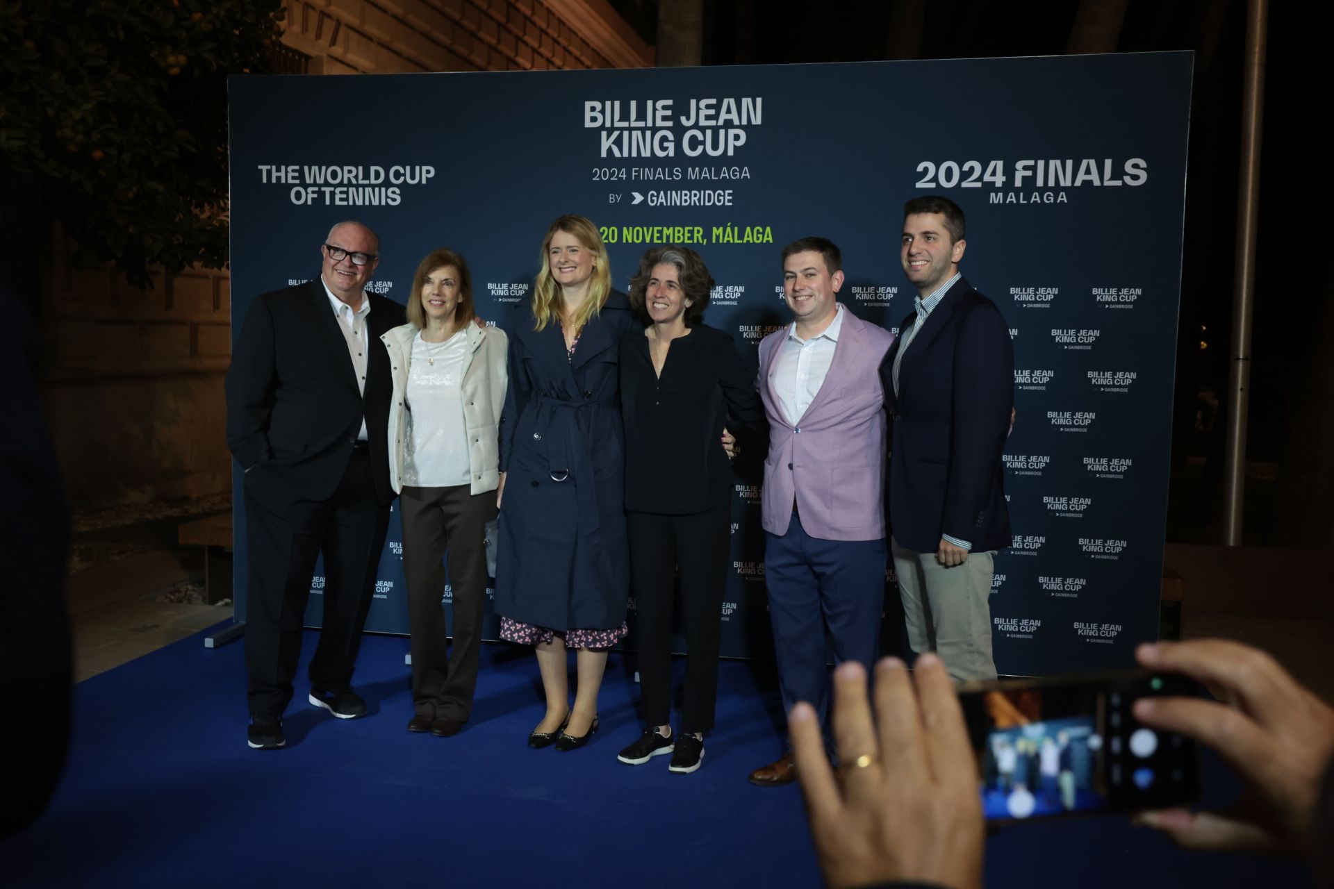 Los equipos de la Billie Jean King Cup de tenis se ponen de largo en el Museo de Málaga
