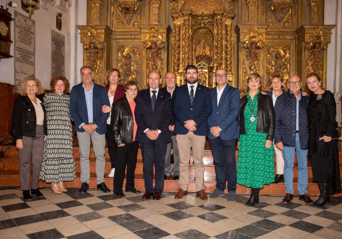 Participantes en la presentación de la Semana Santa alhaurina.