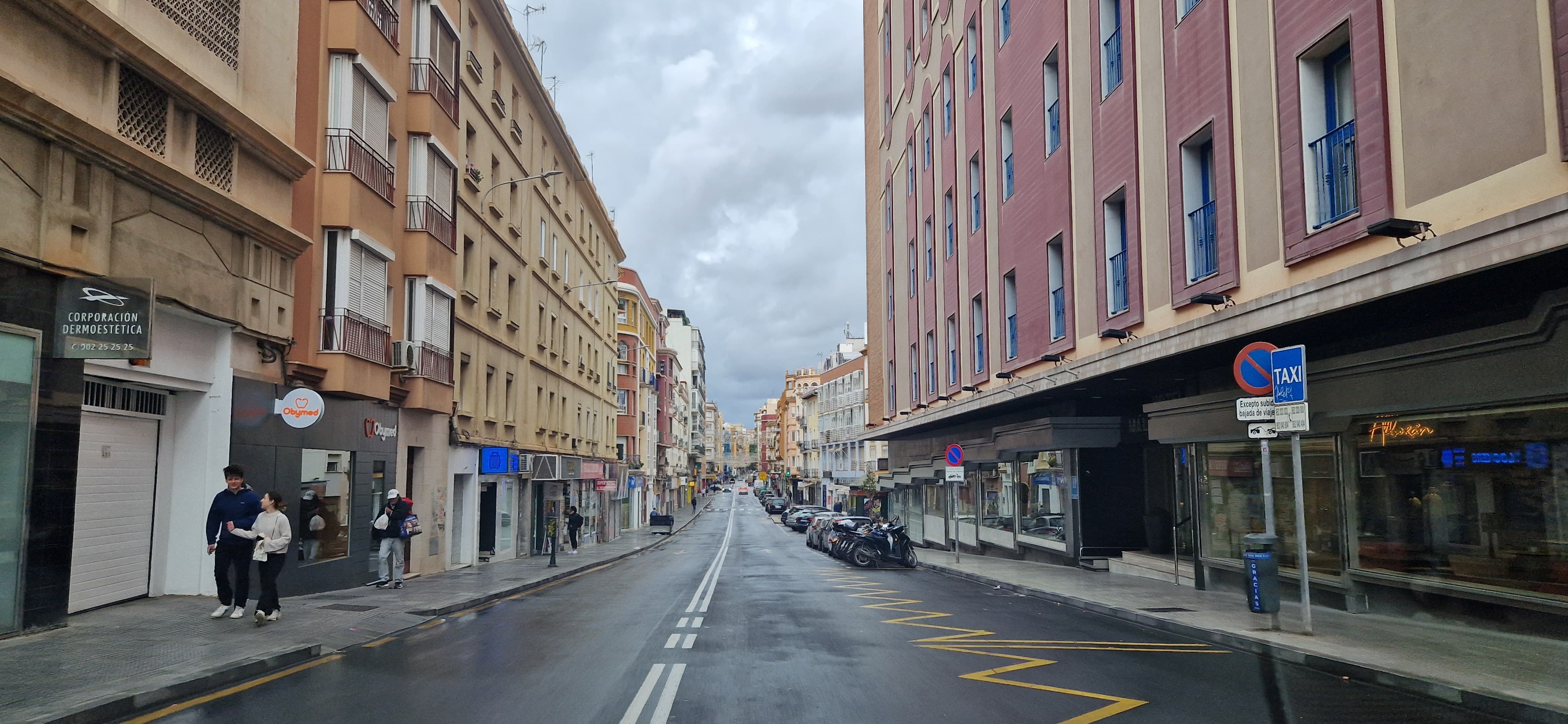 Málaga vacía por la DANA