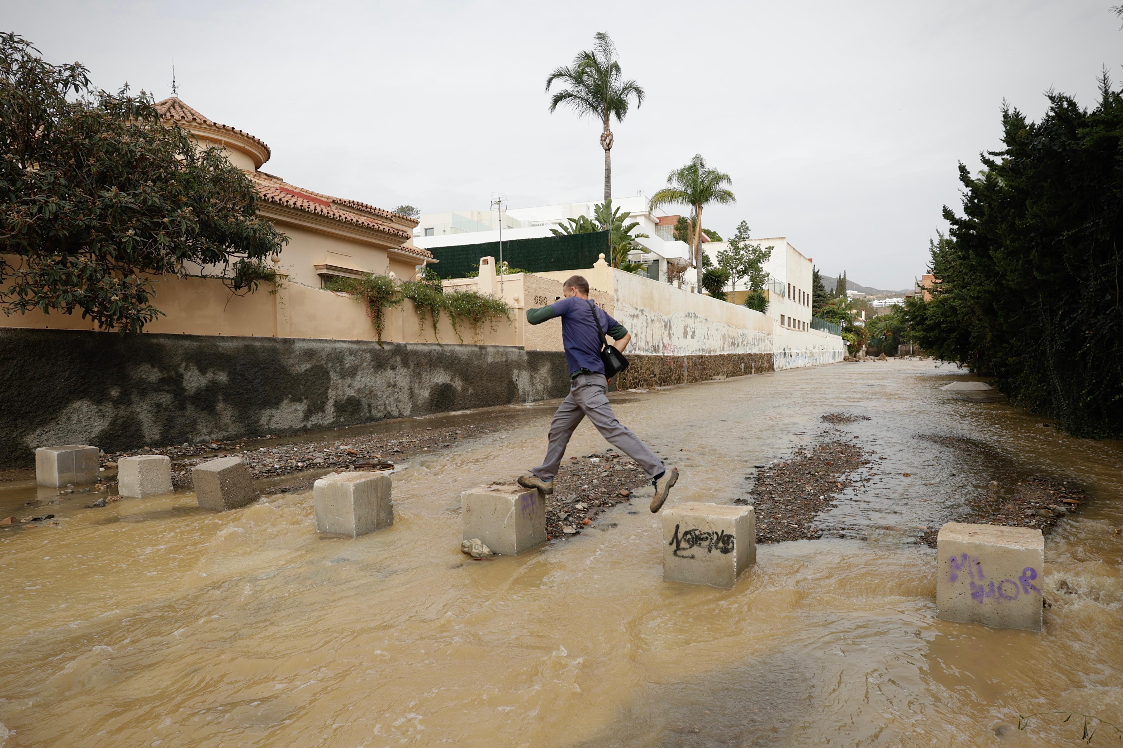 Estado del Arroyo Toquero de la capital tras las lluvias.