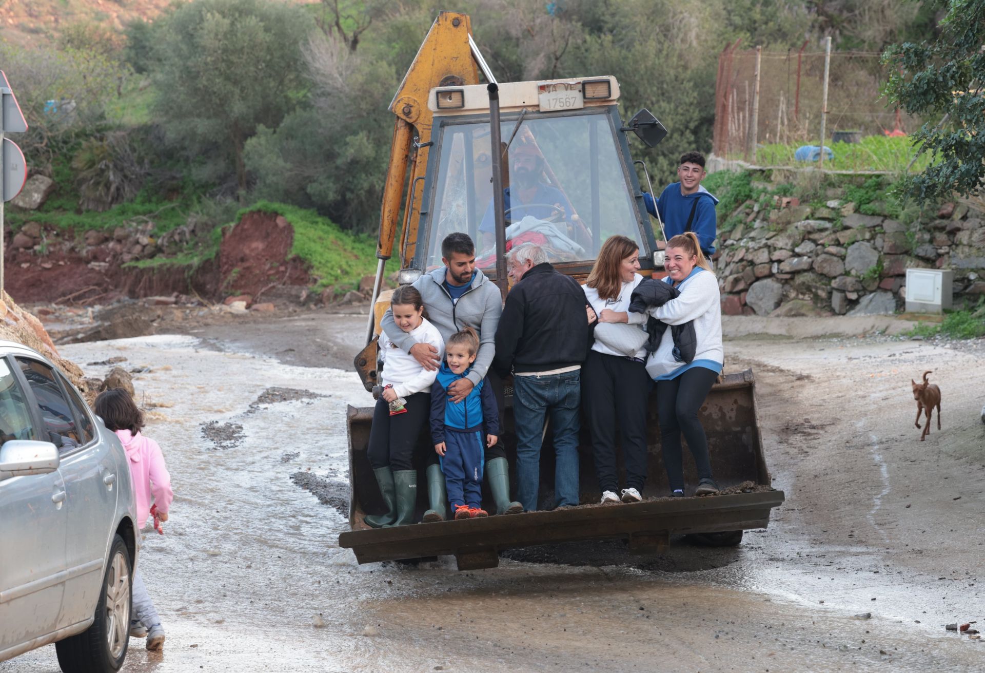 Efectos de la DANA en Almogía