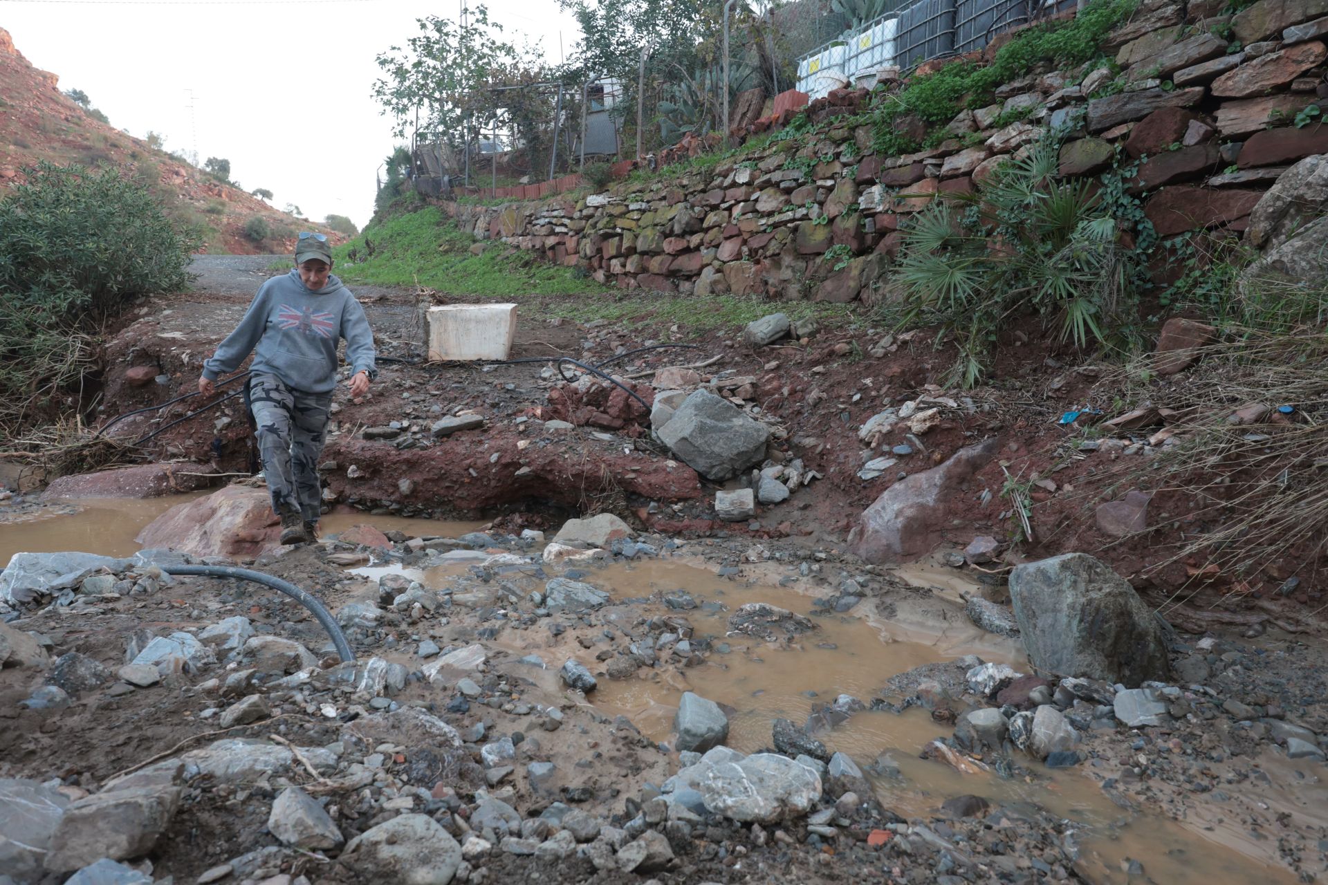 Efectos de la DANA en Almogía