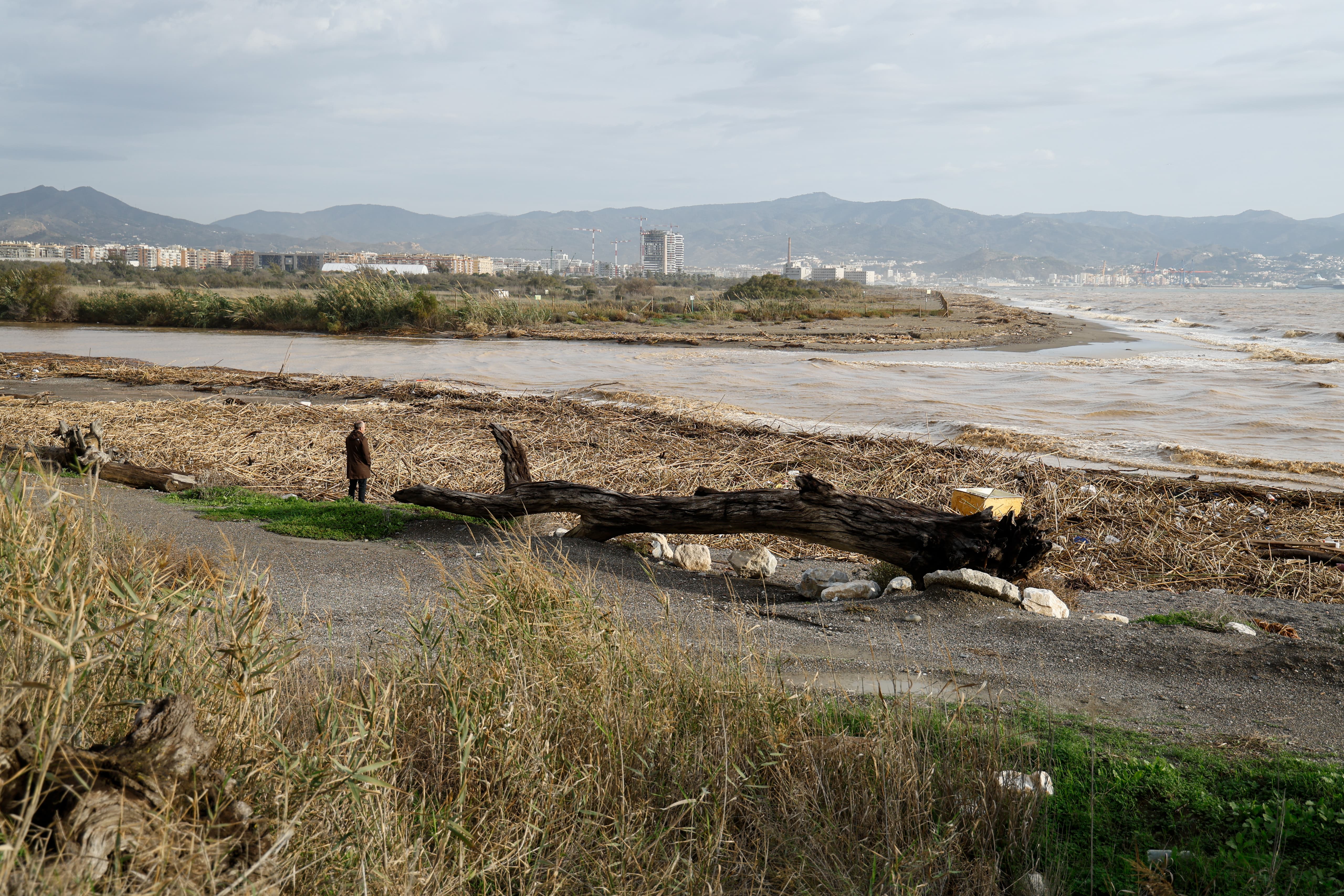 Desembocadura del Guadalhorce.