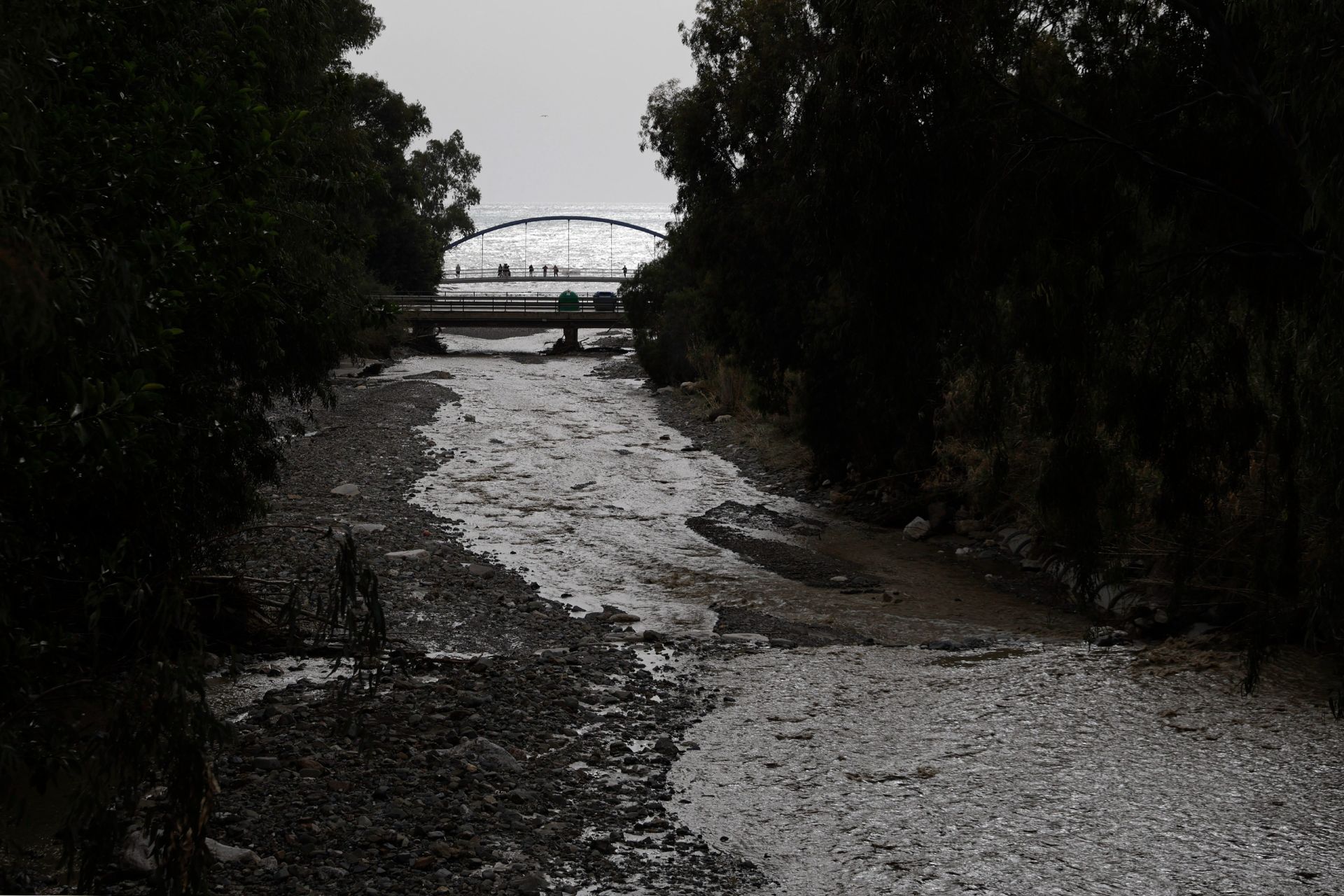 Aspecto del arroyo Jaboneros este jueves