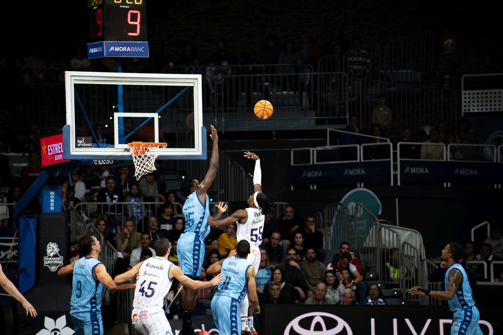 El Andorra-Unicaja, en imágenes