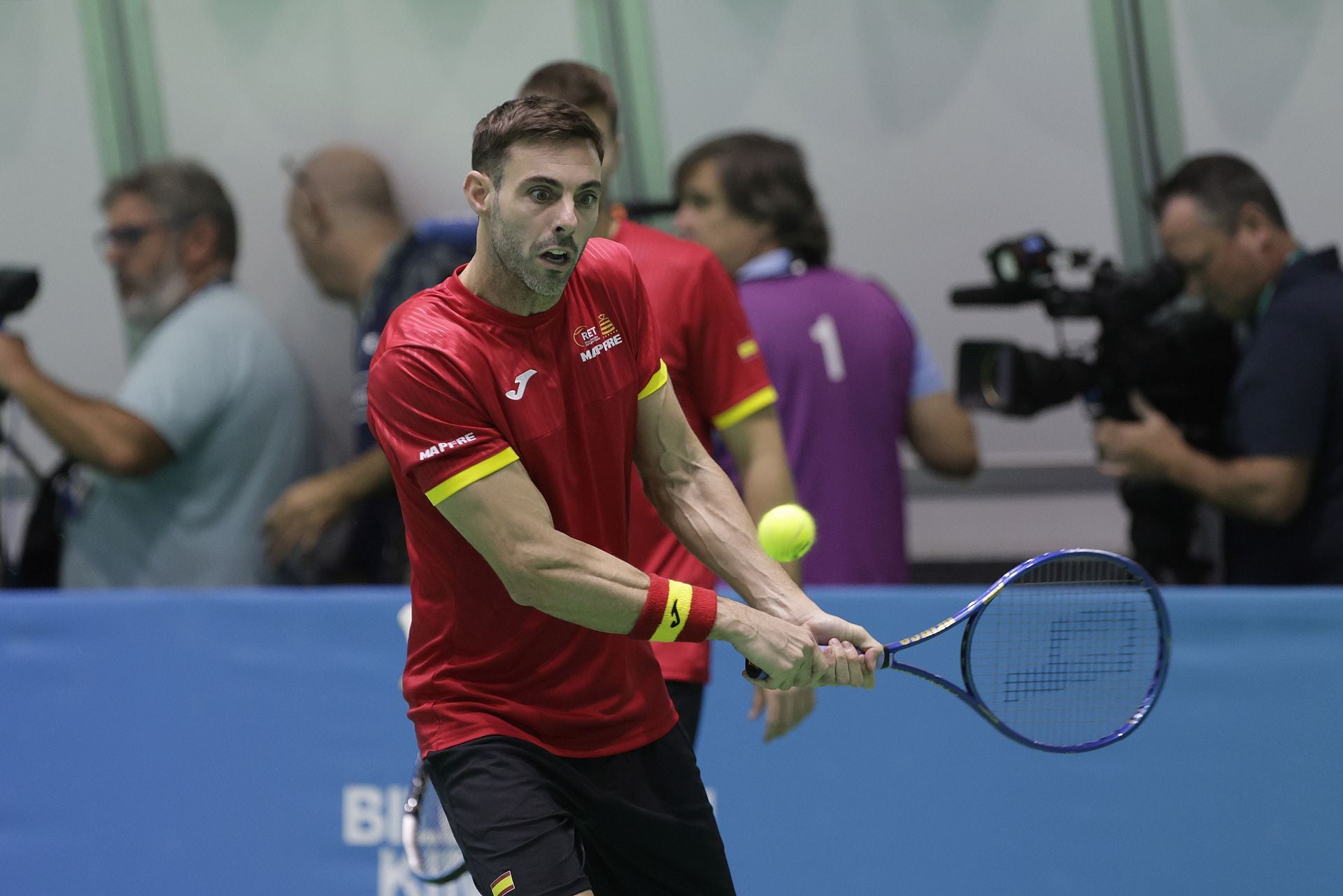 Nadal y Alcaraz, juntos en Málaga: España ya se entrena al completo para la Davis