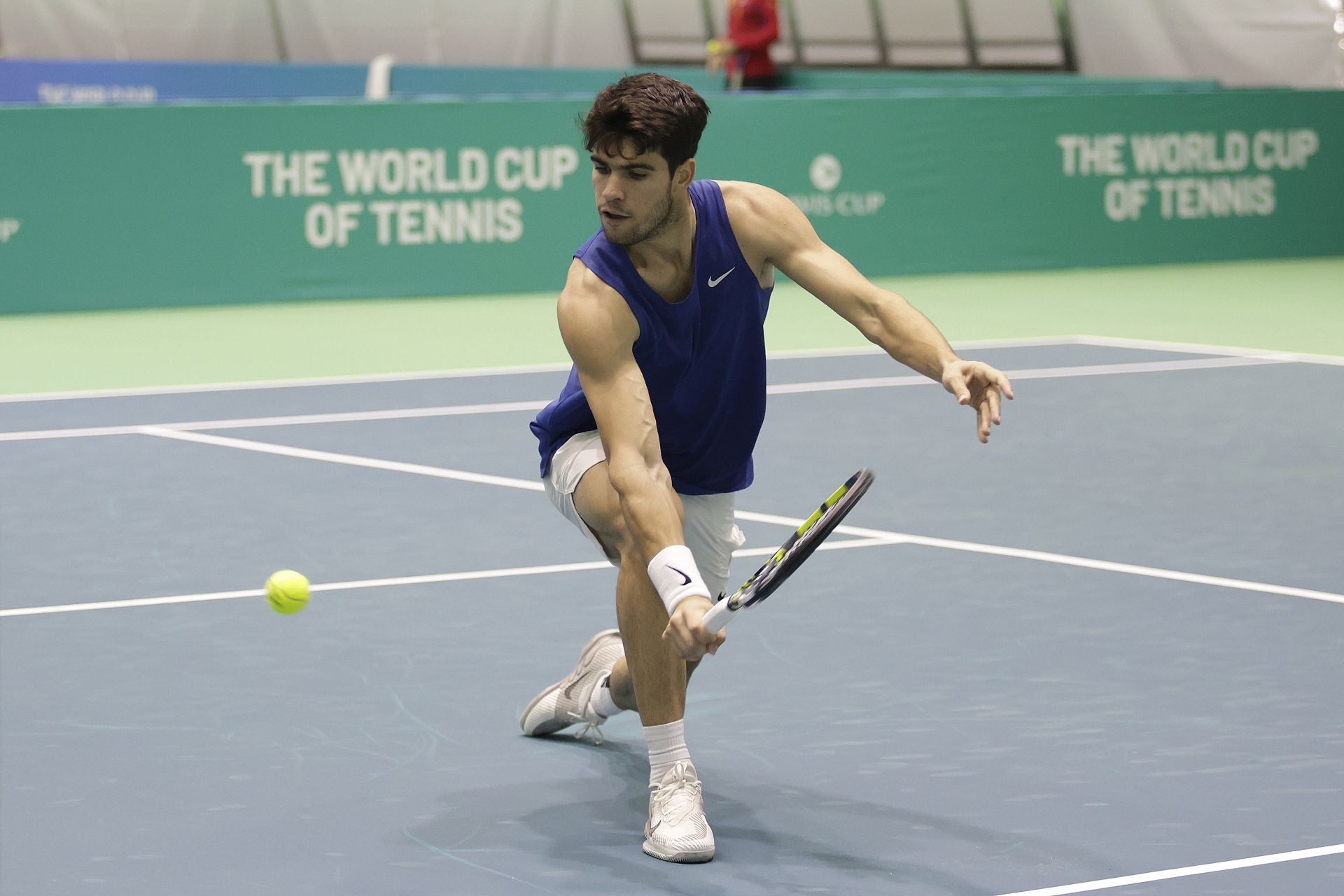 Nadal y Alcaraz, juntos en Málaga: España ya se entrena al completo para la Davis