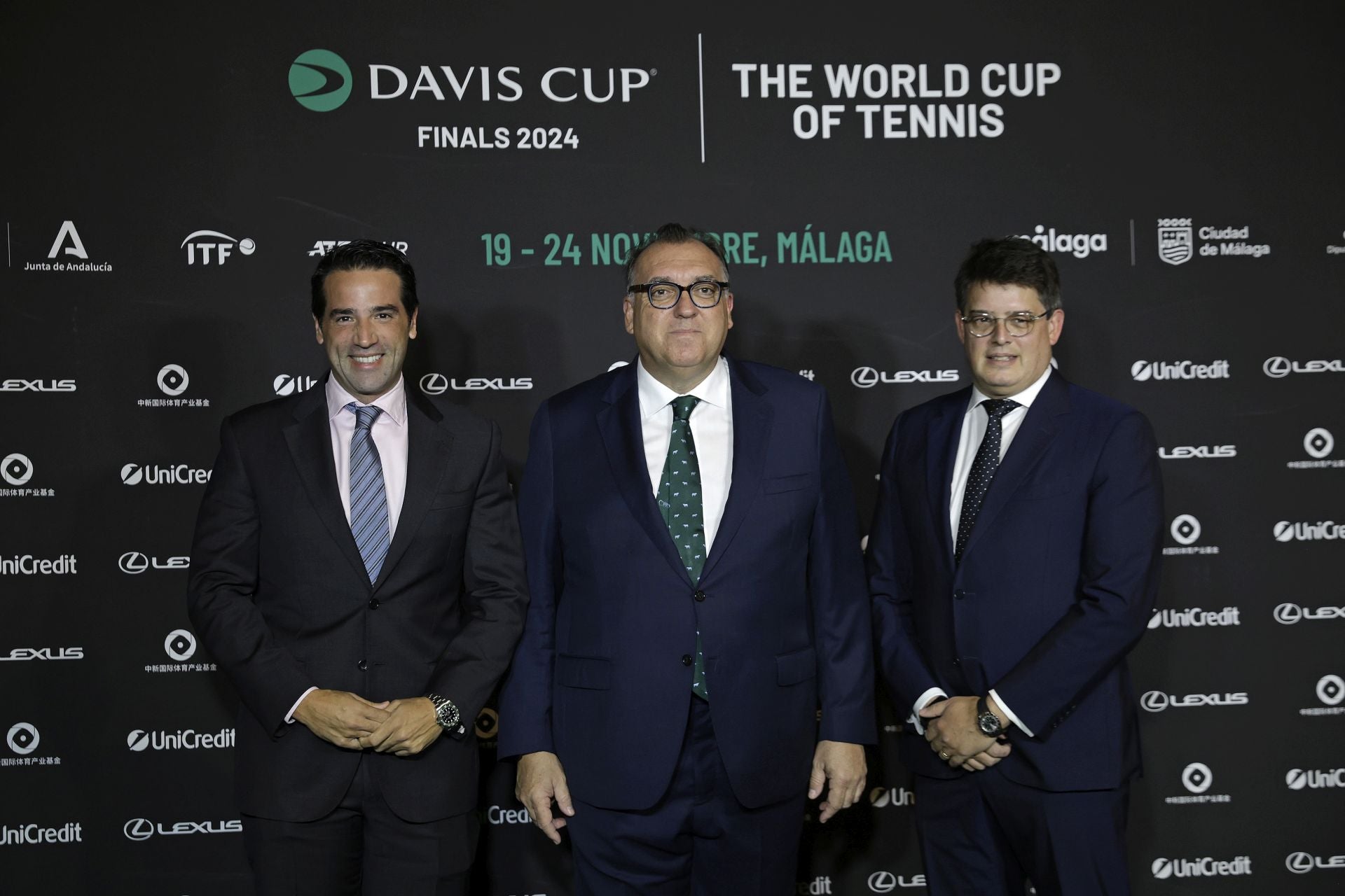 Cena de gala de los equipos participantes en las Finales de la Copa Davis en Málaga