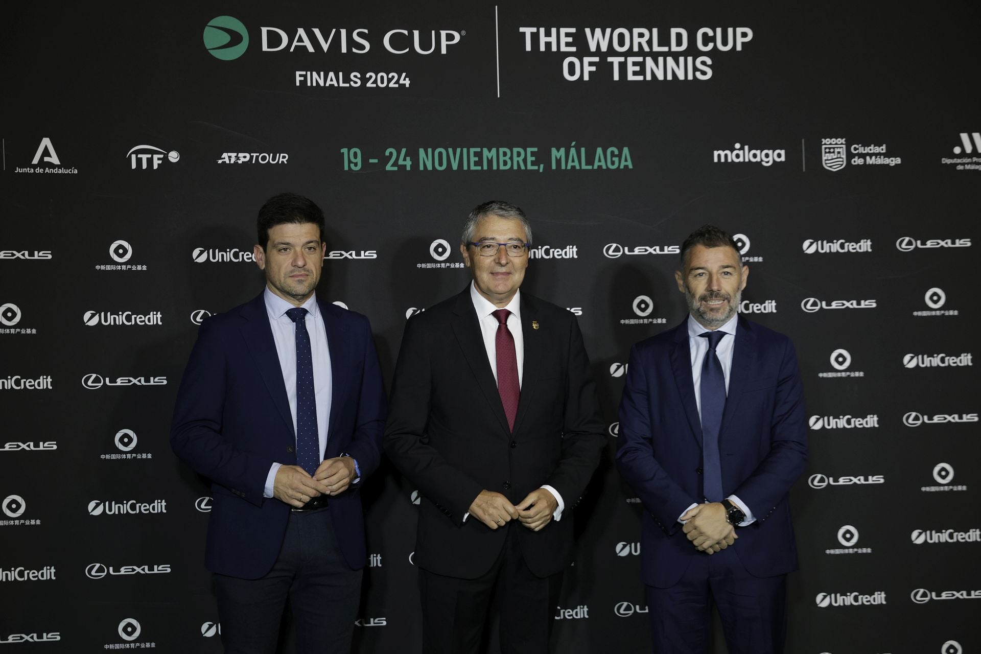 Cena de gala de los equipos participantes en las Finales de la Copa Davis en Málaga