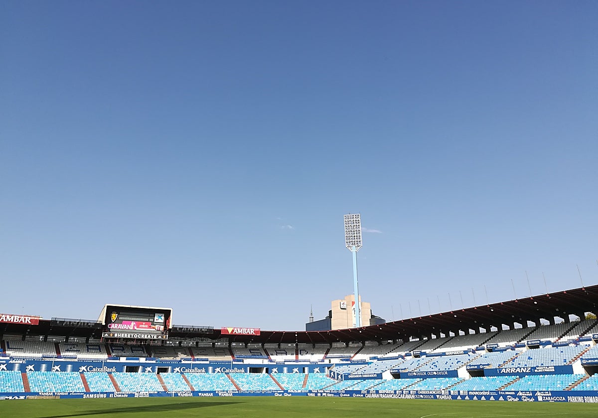 La Romareda, estadio del Zaragoza.
