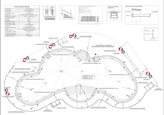 Plano detalles del poryecto.