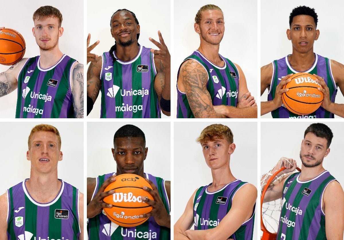 Balcerowski, Perry, Osetkowski, Pérez, Díaz, Sima, Moller y Barreiro son los ocho internacionales del Unicaja.