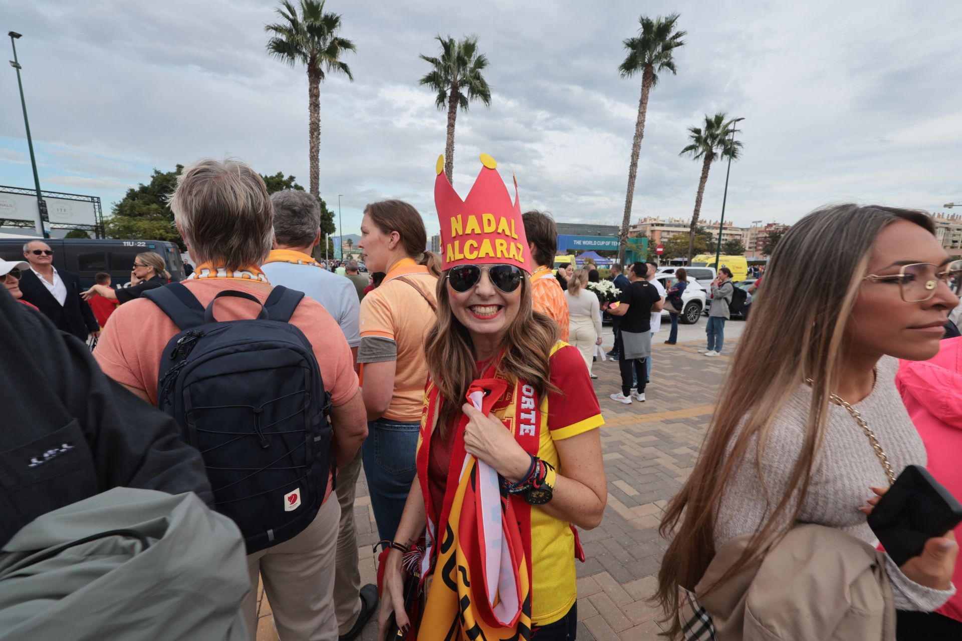 Ambiente a las puertas del Martín Carpena antes del partido 