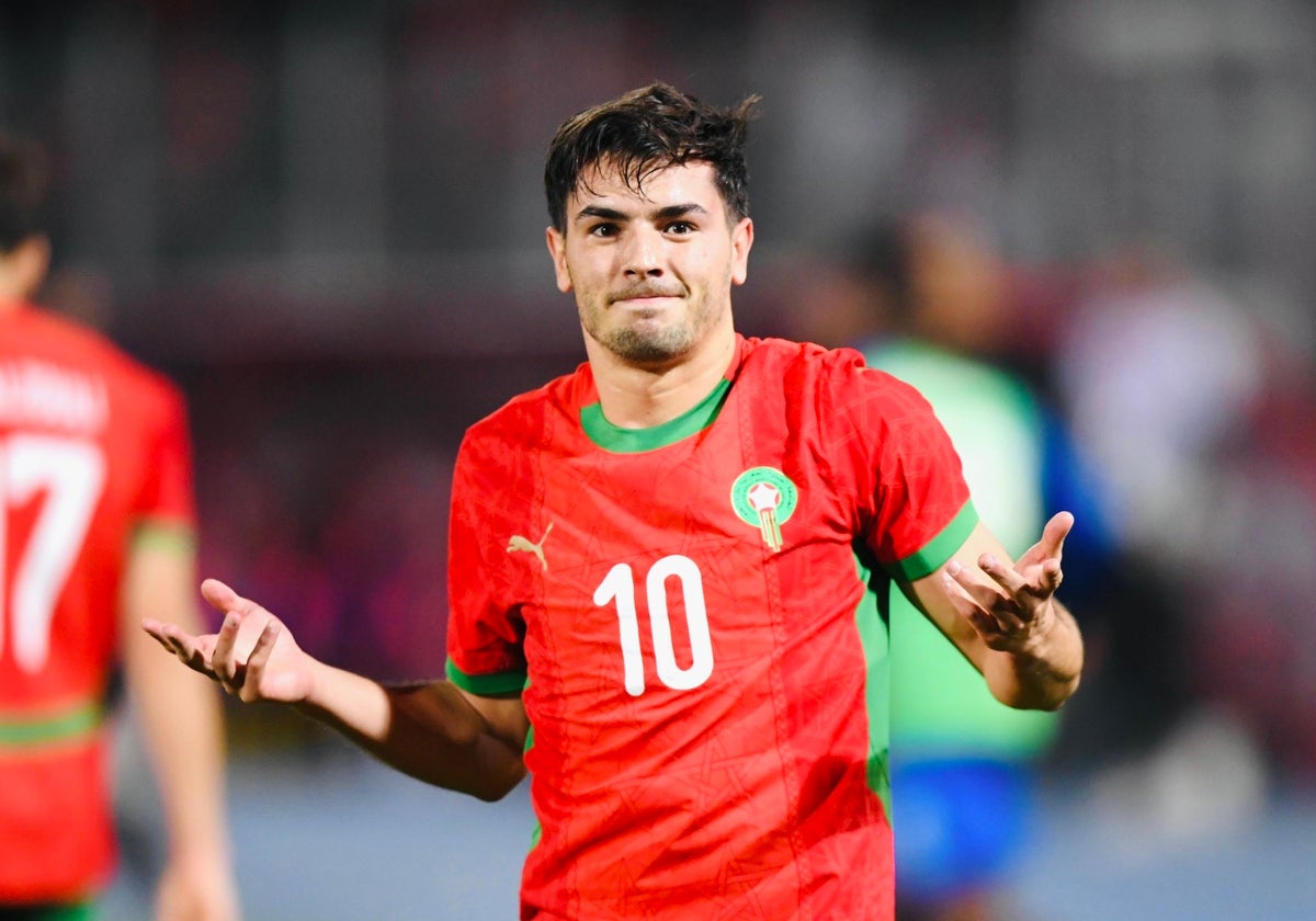 Brahim, imparable, anota un 'hat-trick' con Marruecos